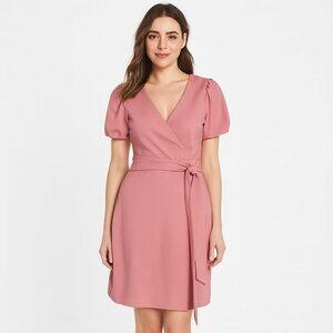 Express Peach Short Sleeve Dress Size Large